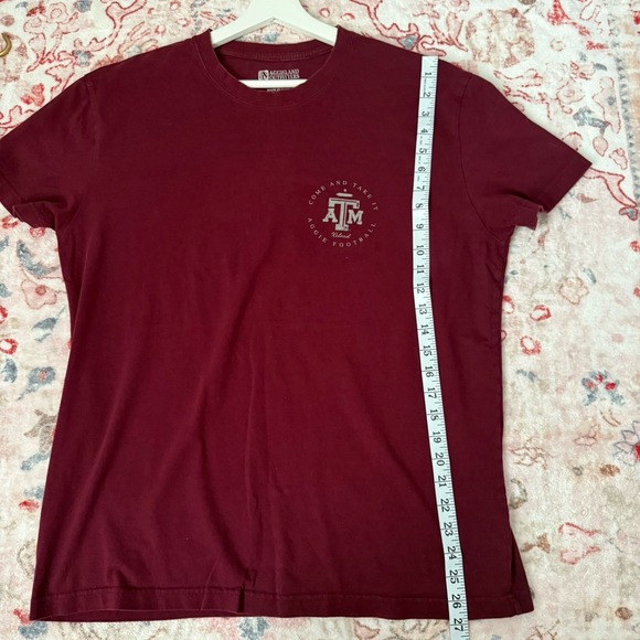 Aggie Land‎ Outfitters Unisex Maroon Tshirt XL Gameday Football Short Sleeve Tee - Picture 5 of 6